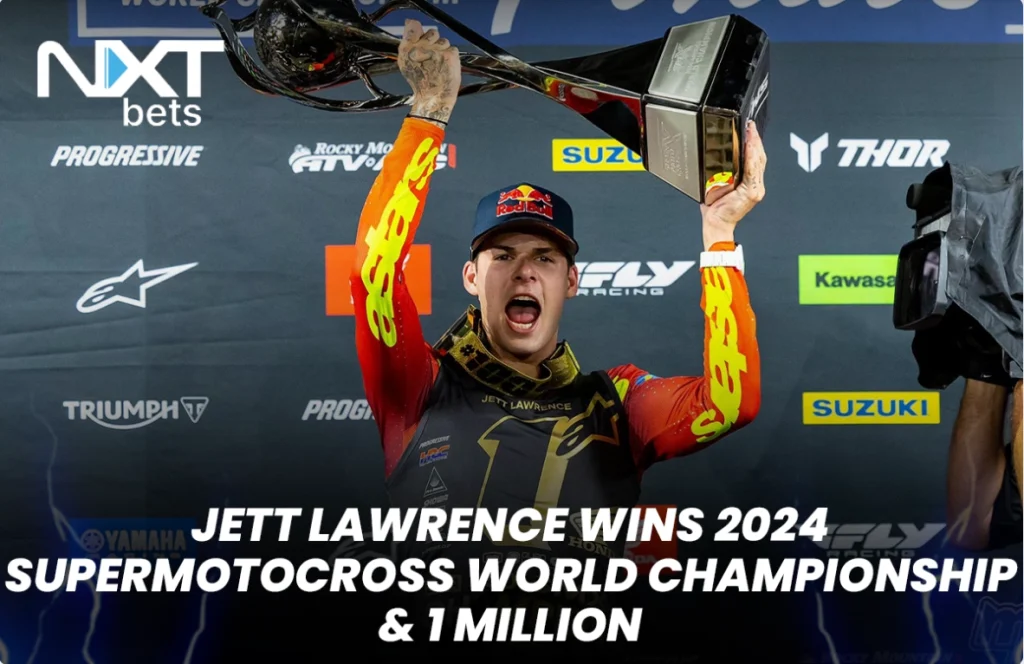 SuperMotocross Finals 2024 review: The blog banner image for an article Astute Sports Marketing wrote for a sports betting client.